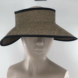 Garden Tweed Rollup Visor Size M/L NWOT